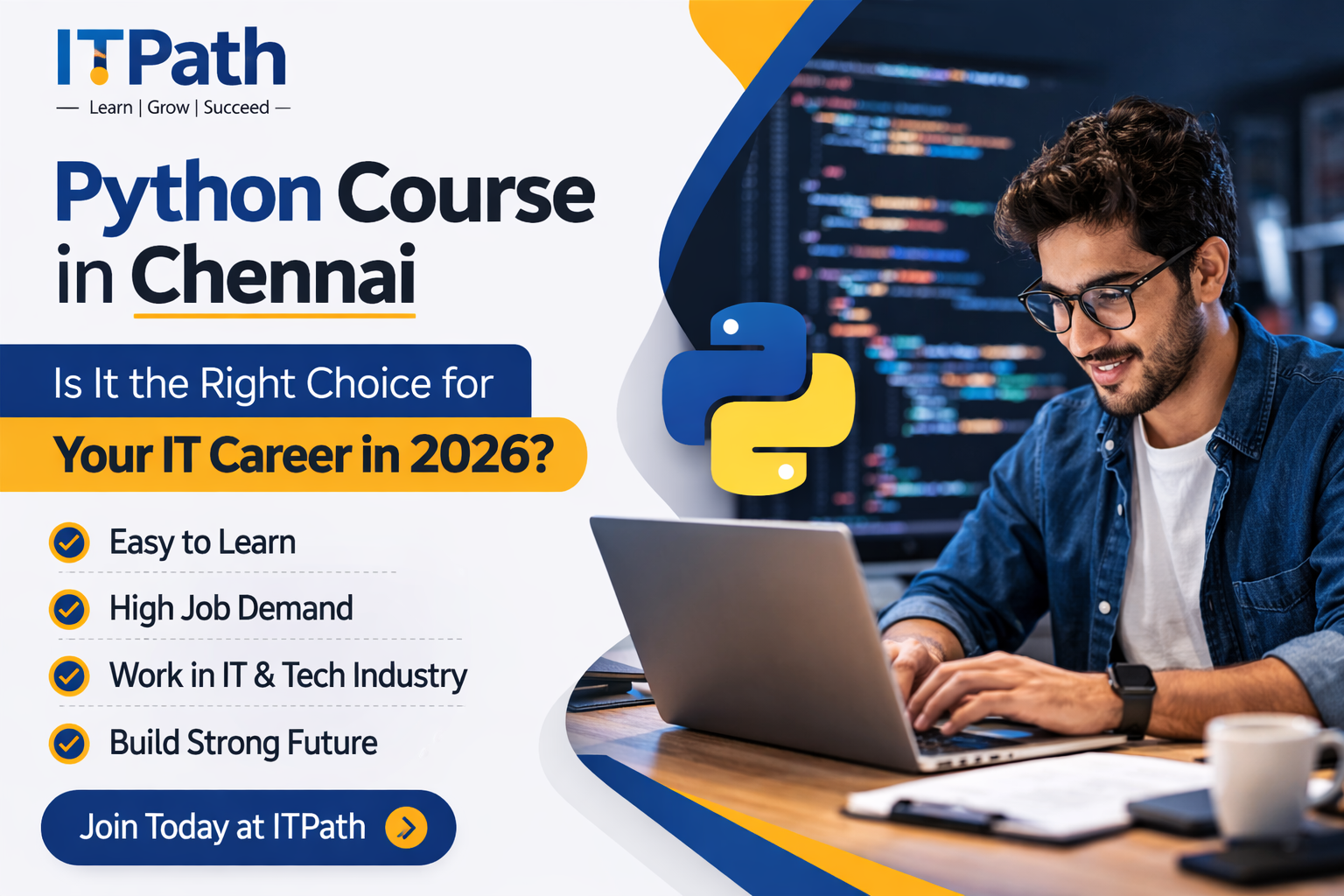 Python Course in Chennai – Is It the Right Choice for Your IT Career in 2026?